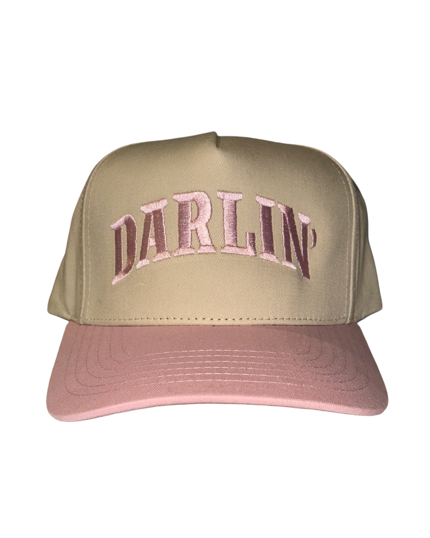 “DARLIN’” 5 Panel (Baby Pink)
