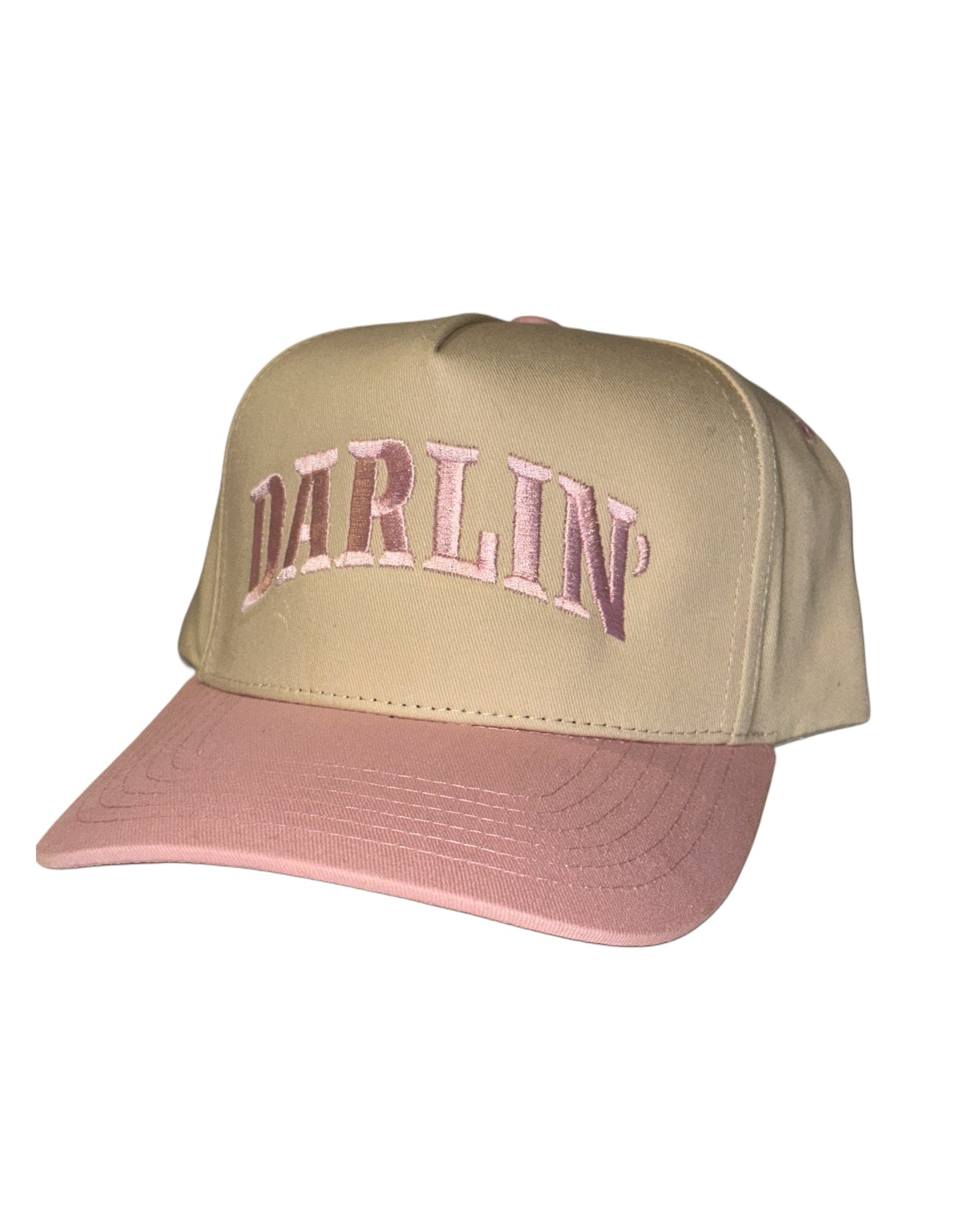 “DARLIN’” 5 Panel (Baby Pink)