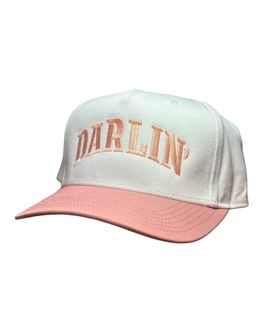 “DARLIN’” 5 Panel (Baby Pink)